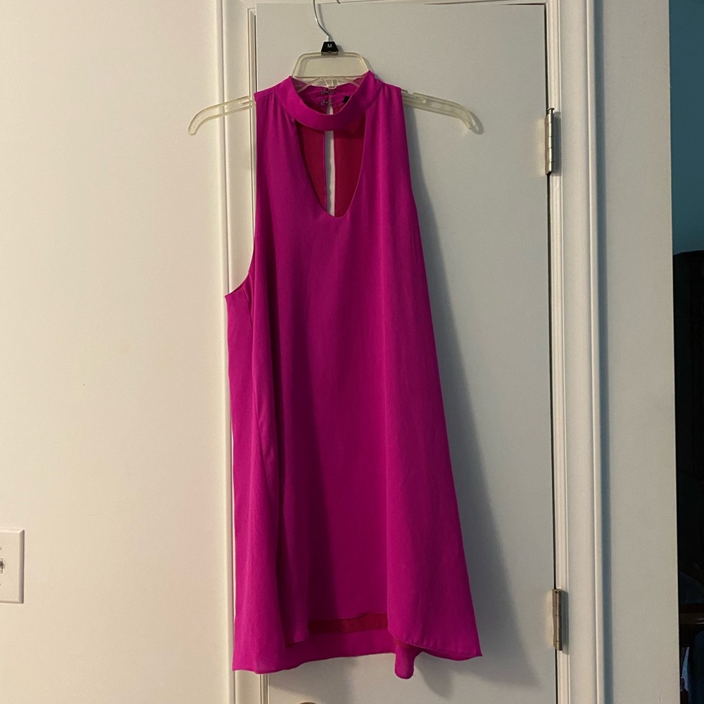 Hot pink dress